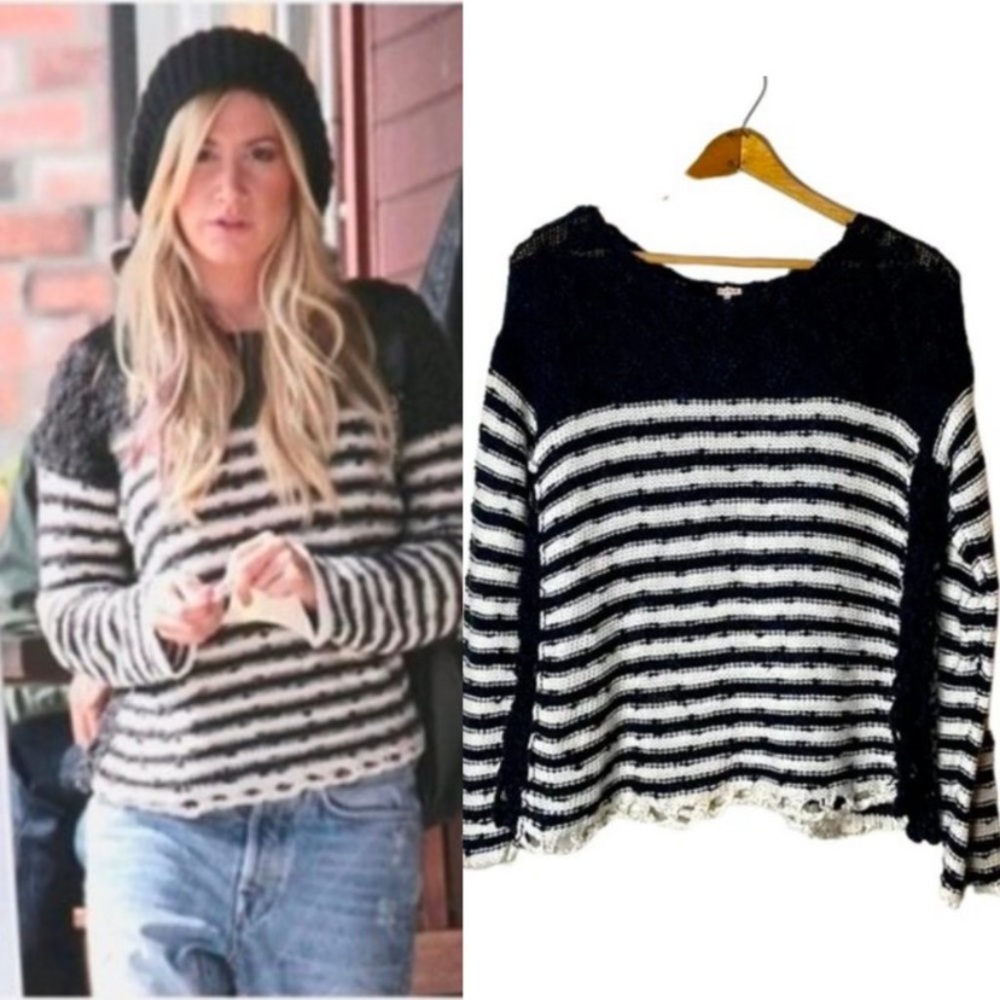 Super Cute! Free People Striped Sweater